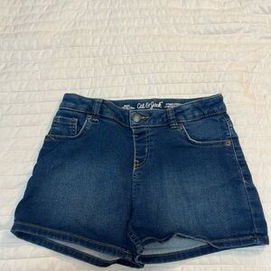 Cat & Jack Blue Jean Shorts Distressed Cut-Off Style
